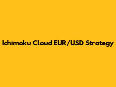 Ichimoku Cloud EUR/USD Strategy