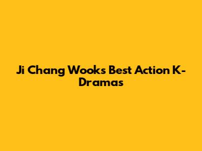 Ji Chang Wook's Best Action K-Dramas