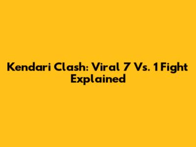 Kendari Clash: Viral 7 Vs. 1 Fight Explained