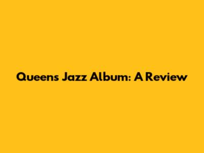 Queen's Jazz Album: A Review